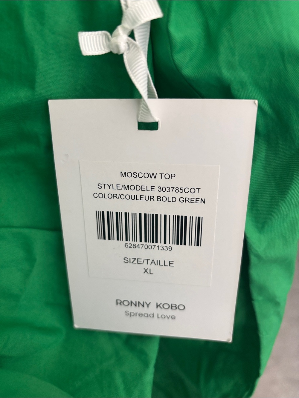 Ronny Kobo Moscow Top Bold Green -New! - Picture 4 of 5
